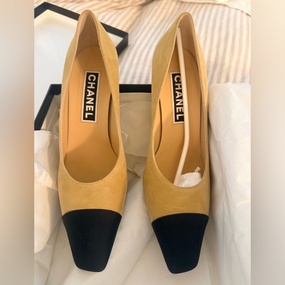 CHANEL Shoes - CHANEL cap toe pumps. never worn. brand new in box size 38.5